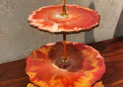 Etagere Rostrot-gold