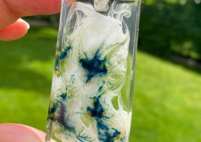 Kettenanhänger Transparent Grün