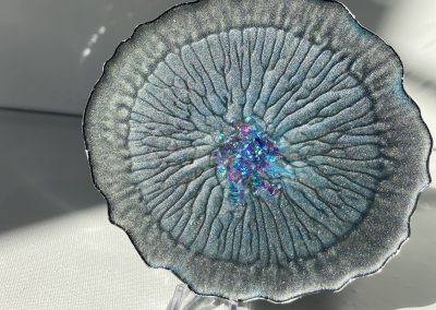 Untersetzer Grau-Metallic