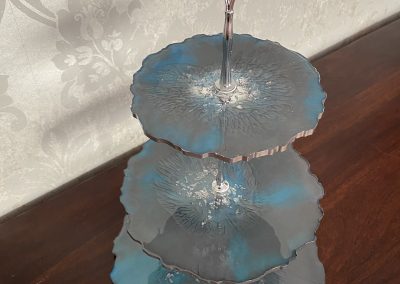 Etagere Türkis-Grau