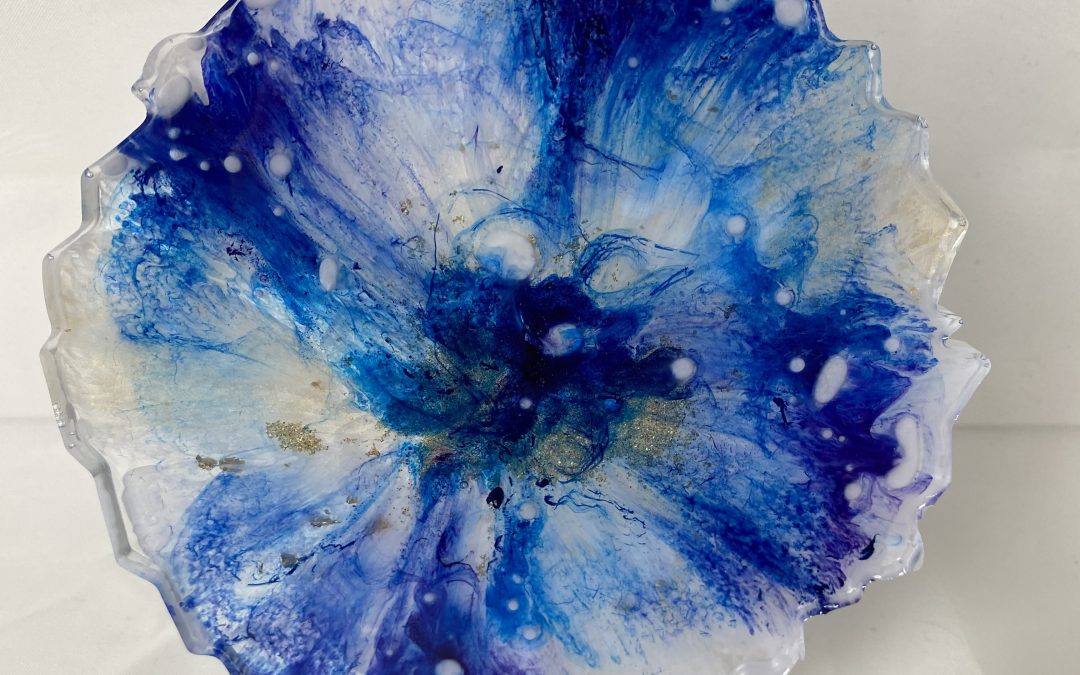 Untersetzer Transparent Blau