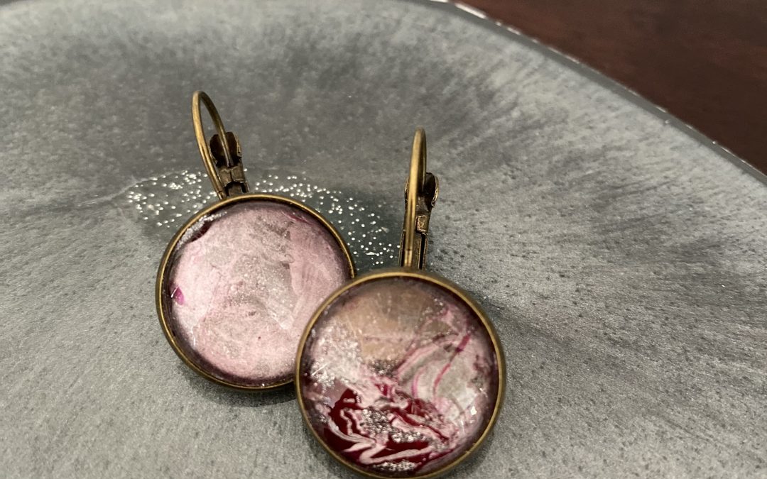 Ohrringe Rose‘-Pink