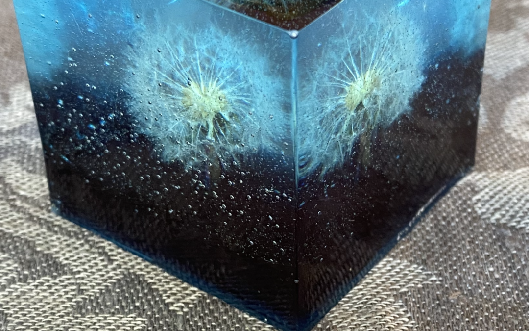 Briefbeschwerer Pusteblume