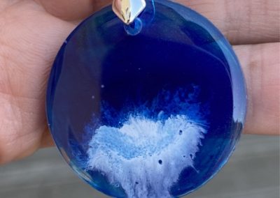 Kettenanhänger Blau