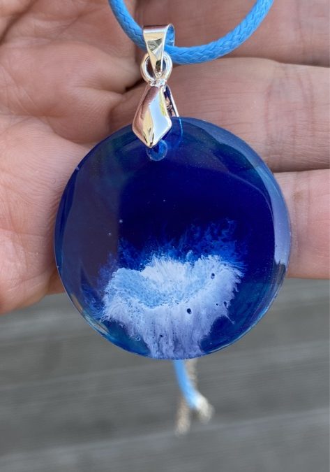 Kettenanhänger Blau